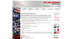 Desktop Screenshot of japandgerman.co.uk
